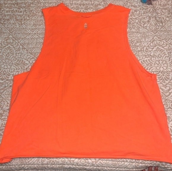 NWOT FP Movement Hot Shot Relaxed *Top Only* Sz L Neon Orange - Picture 3 of 3